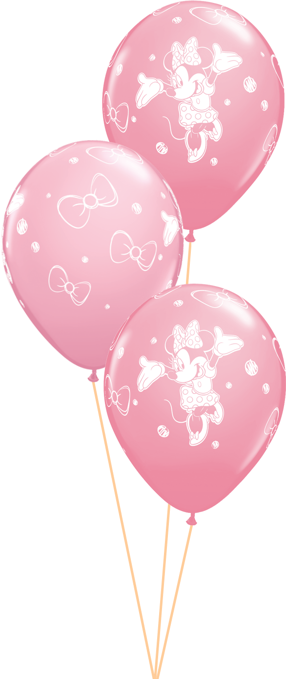 Minnie - Globos De Minnie Png (600x1400), Png Download