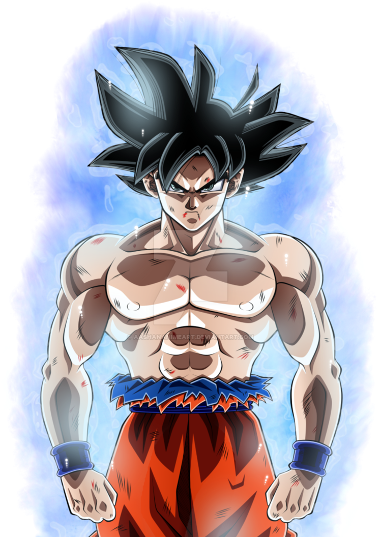 I Think I Am Getting Close To Learning How To Draw - Goku Ultra Instinct Png (748x1068), Png Download