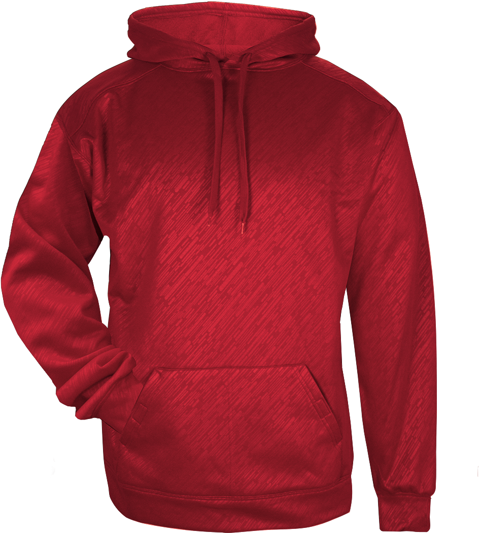 1431 Badger Sport Line Embossed Hood - Sweatshirt (1000x1250), Png Download