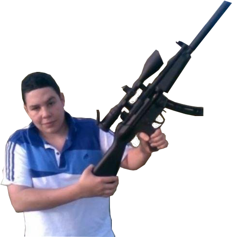 Greekgodx With A Gun (657x488), Png Download