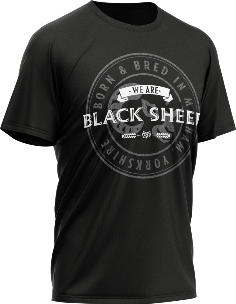 Bs Weareblacksheep Black - Live In Your Face Shirt (777x1000), Png Download