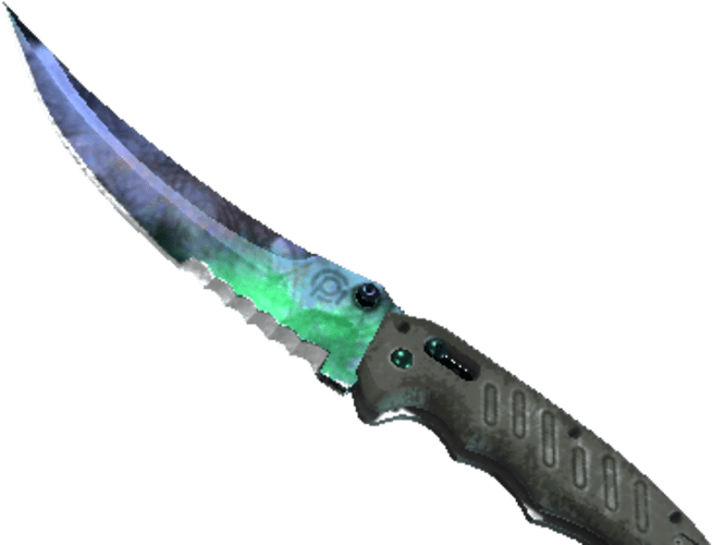 Gamma Doppler - Flip Knife Gamma Doppler Phase 4 (912x516), Png Download