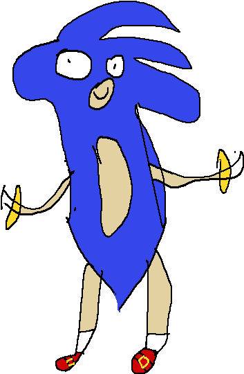 Sonic Saves The Kids - Cartoon (800x800), Png Download