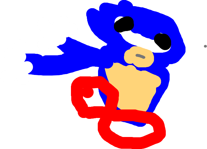 Sanic 1 - (703x509), Png Download