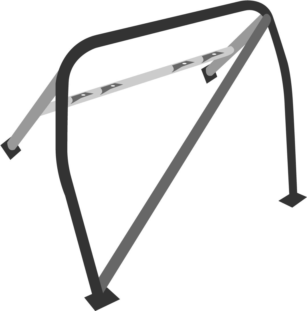 Nissan Skyline R35 4 Point Bolt In Roll Cage - Cameratoezicht (1200x1200), Png Download