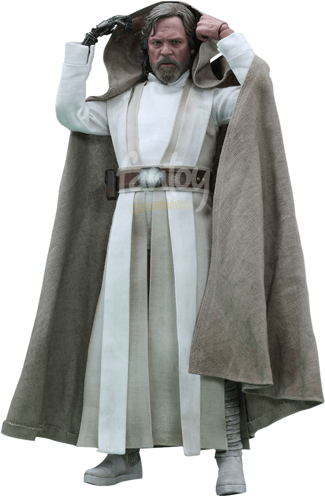 Luke Skywalker - Old Luke Skywalker Costume (670x1000), Png Download