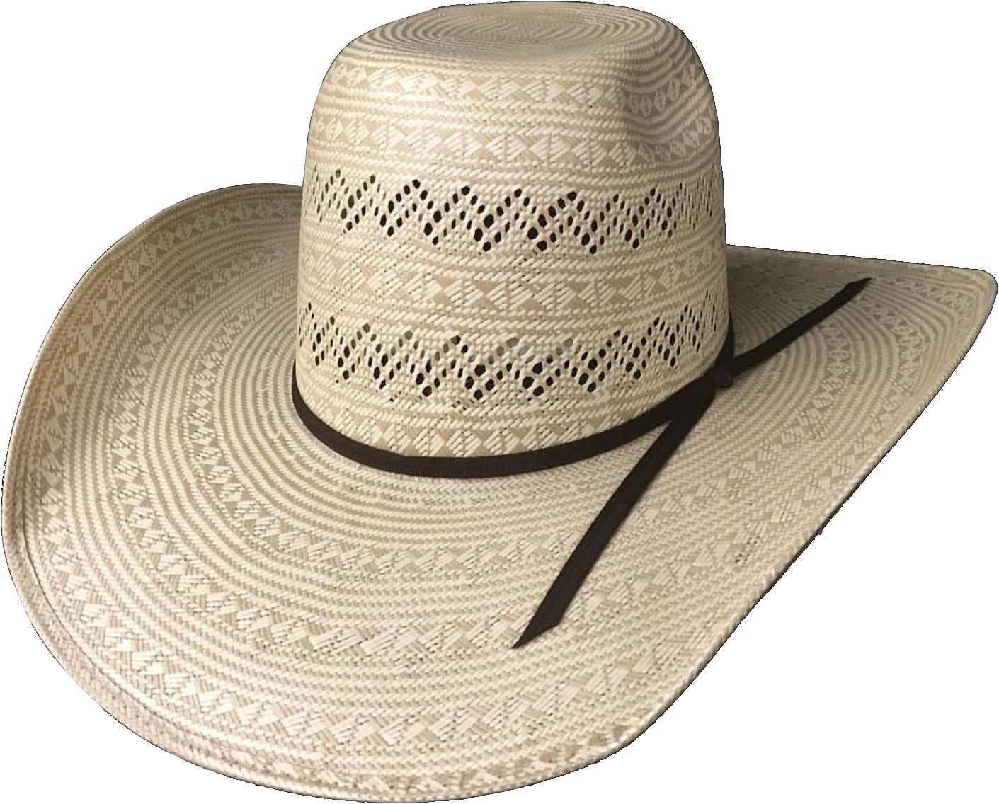 💥pre-order💥 2019 Rodeo King "prime Time" Straw Hat - Tan (1439x1361), Png Download