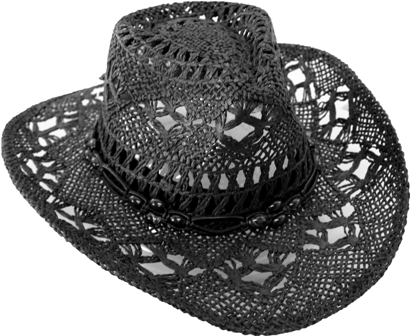 Oc Special Straw Hat In Black - Cowboy Hat (829x679), Png Download