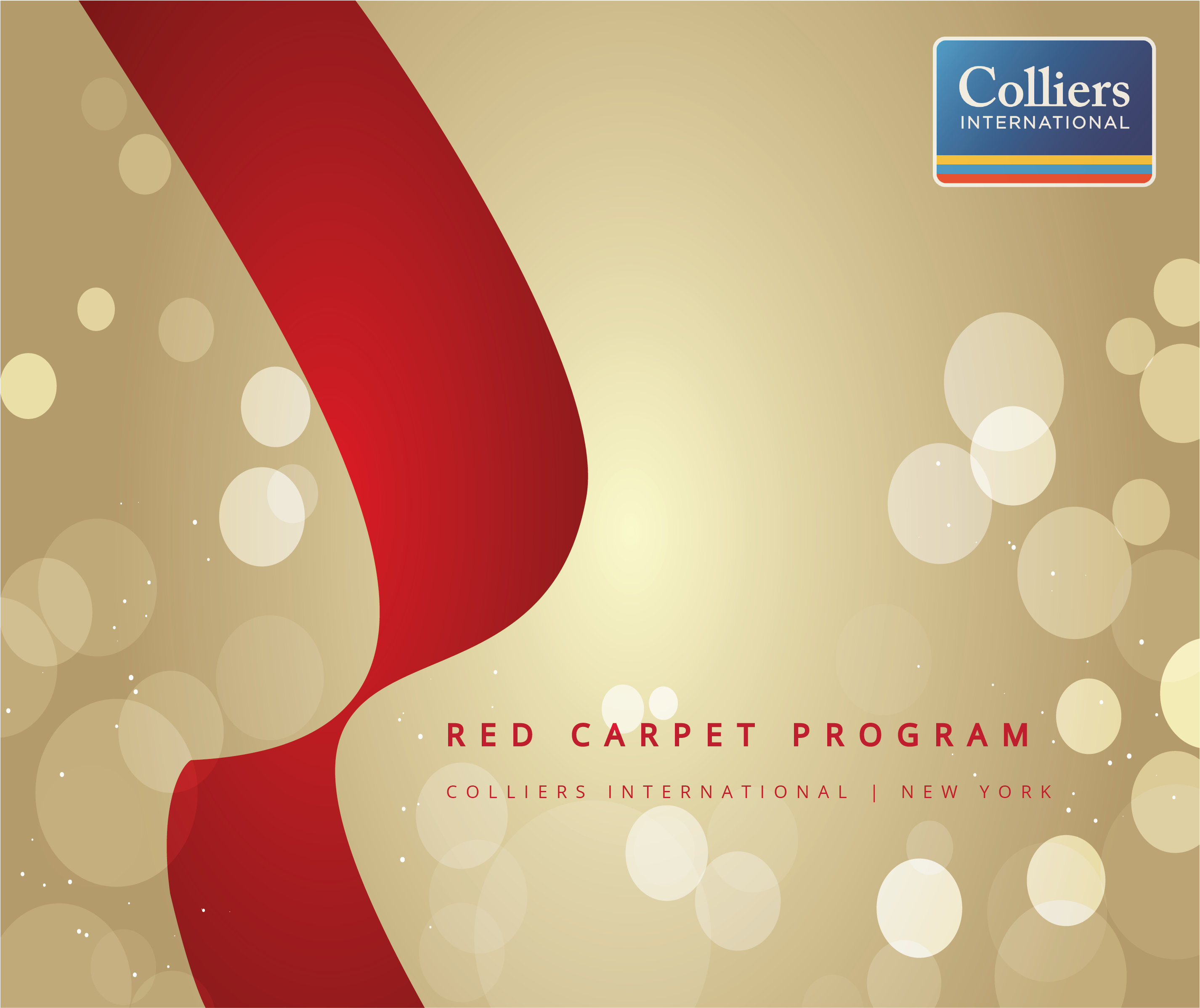 Red Carpet Poster - Colliers International (3137x2627), Png Download