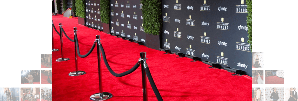 Step And Repeat Red Carpet - Awards Ceremony Red Carpet (1169x400), Png Download