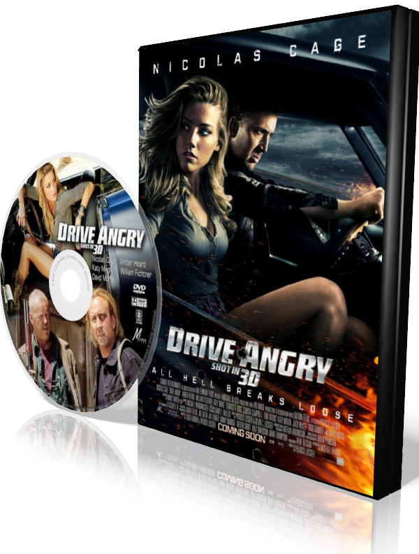 Amazoncom Drive Angry Bluray Nicolas Cage Amber - Drive Angry Movie Poster (600x793), Png Download