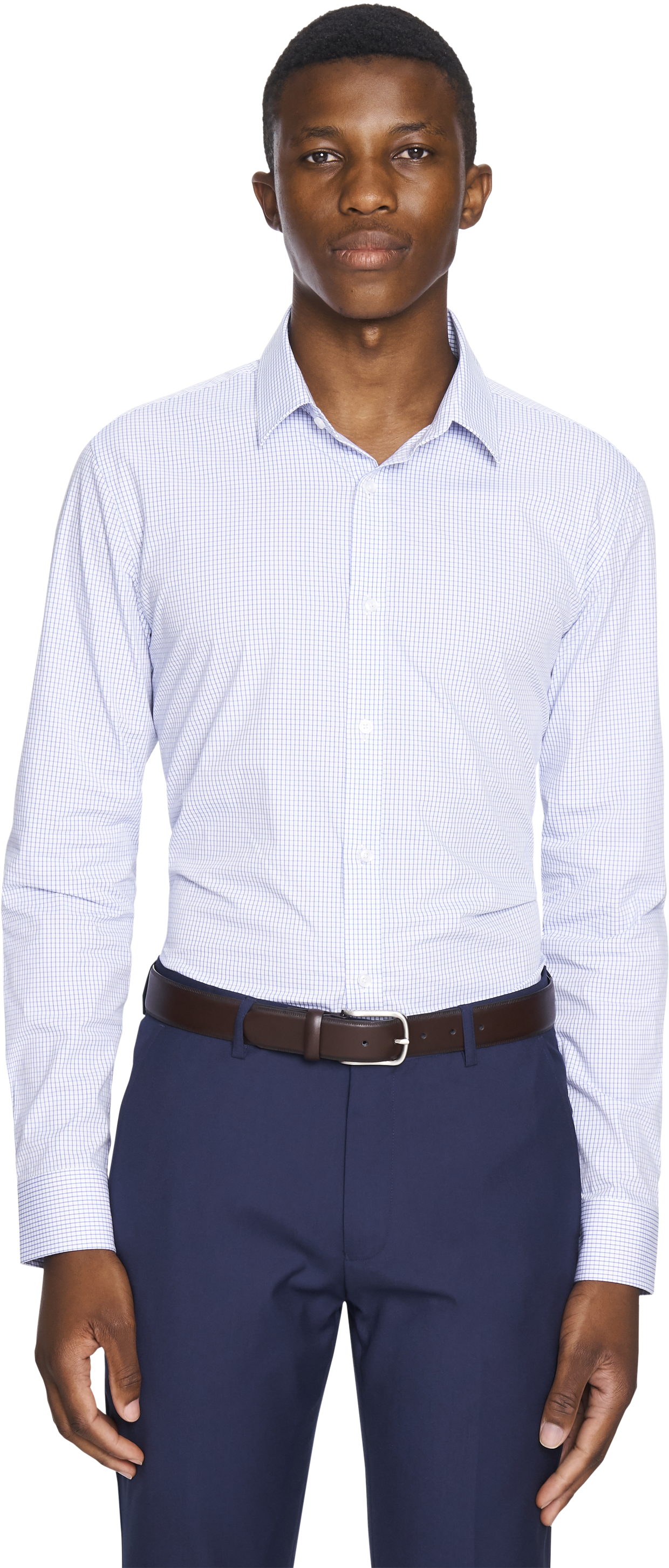 Blue Winston Slim Dress Shirt - Gentleman (3000x3000), Png Download