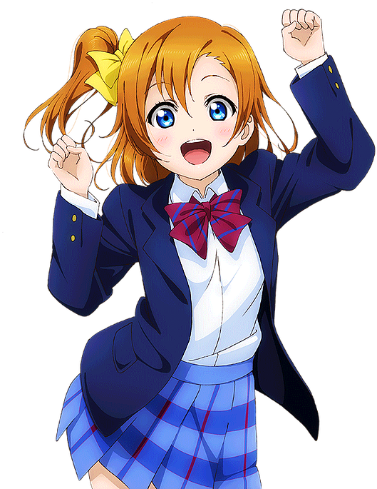 Love Live School Idol Project Fan Site - Anime Honoka (584x700), Png Download