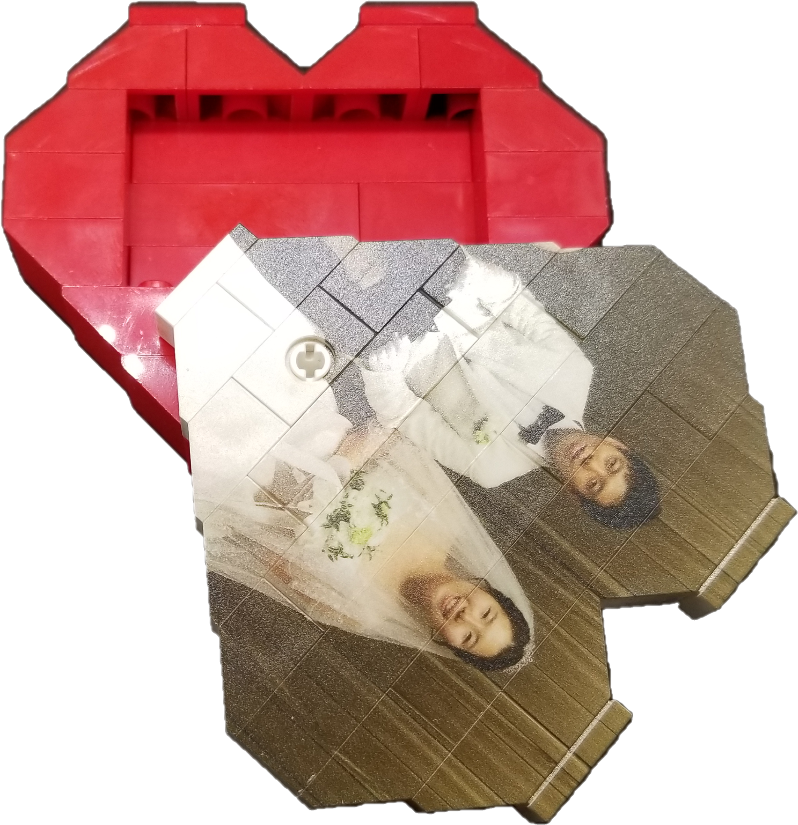 Valentines Day Heart Box Custom Print Service - Wood (1800x1800), Png Download