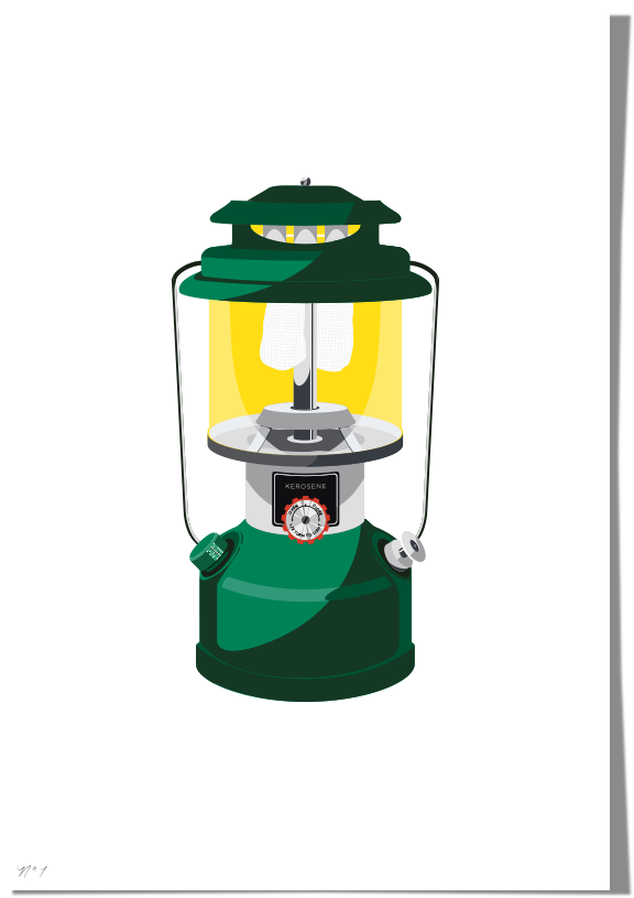 Lantern Art Print Roo Kee Roo - Illustration (1000x1000), Png Download