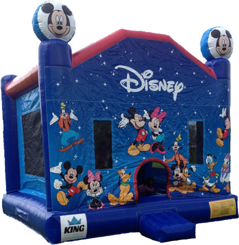 Disney Bounce House - Inflatable (740x493), Png Download