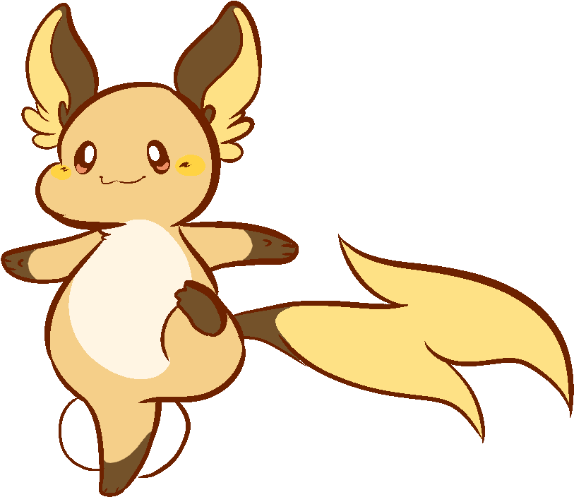 Raichu - Cartoon (868x782), Png Download