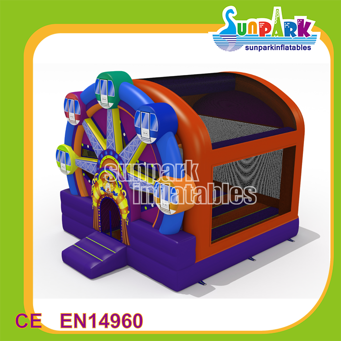Indoor Kids Ferris Wheel Inflatable Bounce House Jumping - Rede De Volei Piscina (700x700), Png Download