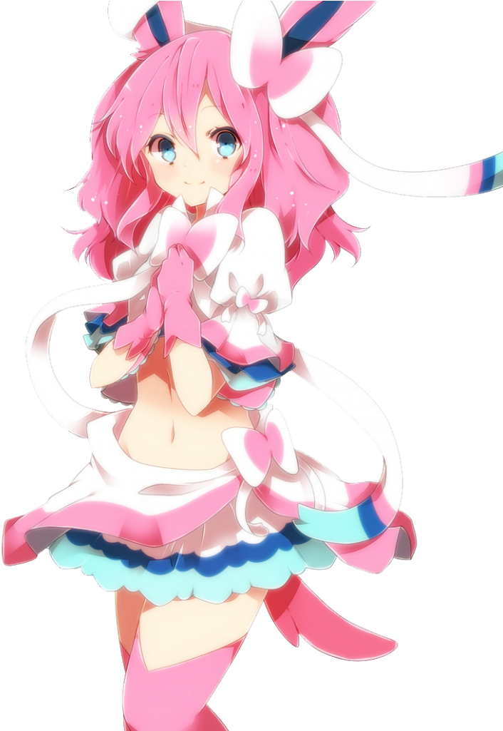 Sylveon Human Render Photo Zps6a6d71ea - Pokemon Sylveon Human (818x1024), Png Download