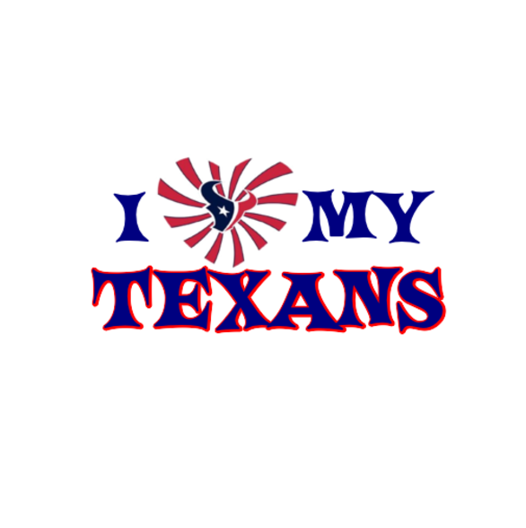 I Love My Texans - Love My Texans (593x595), Png Download