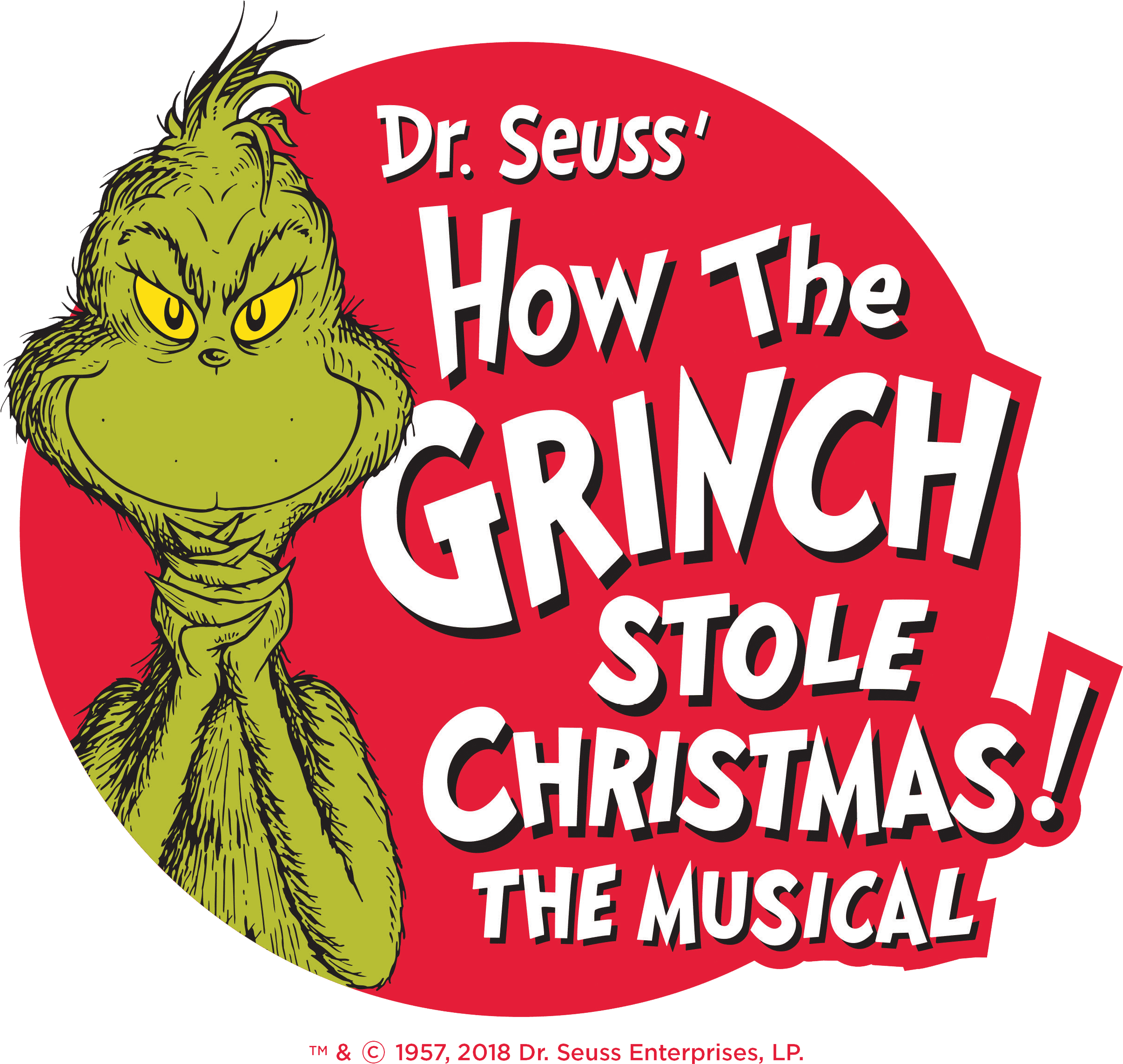 Seuss' How The Grinch Stole Christmas The Musical Tickets - Grinch Who Stole Christmas (2550x2550), Png Download