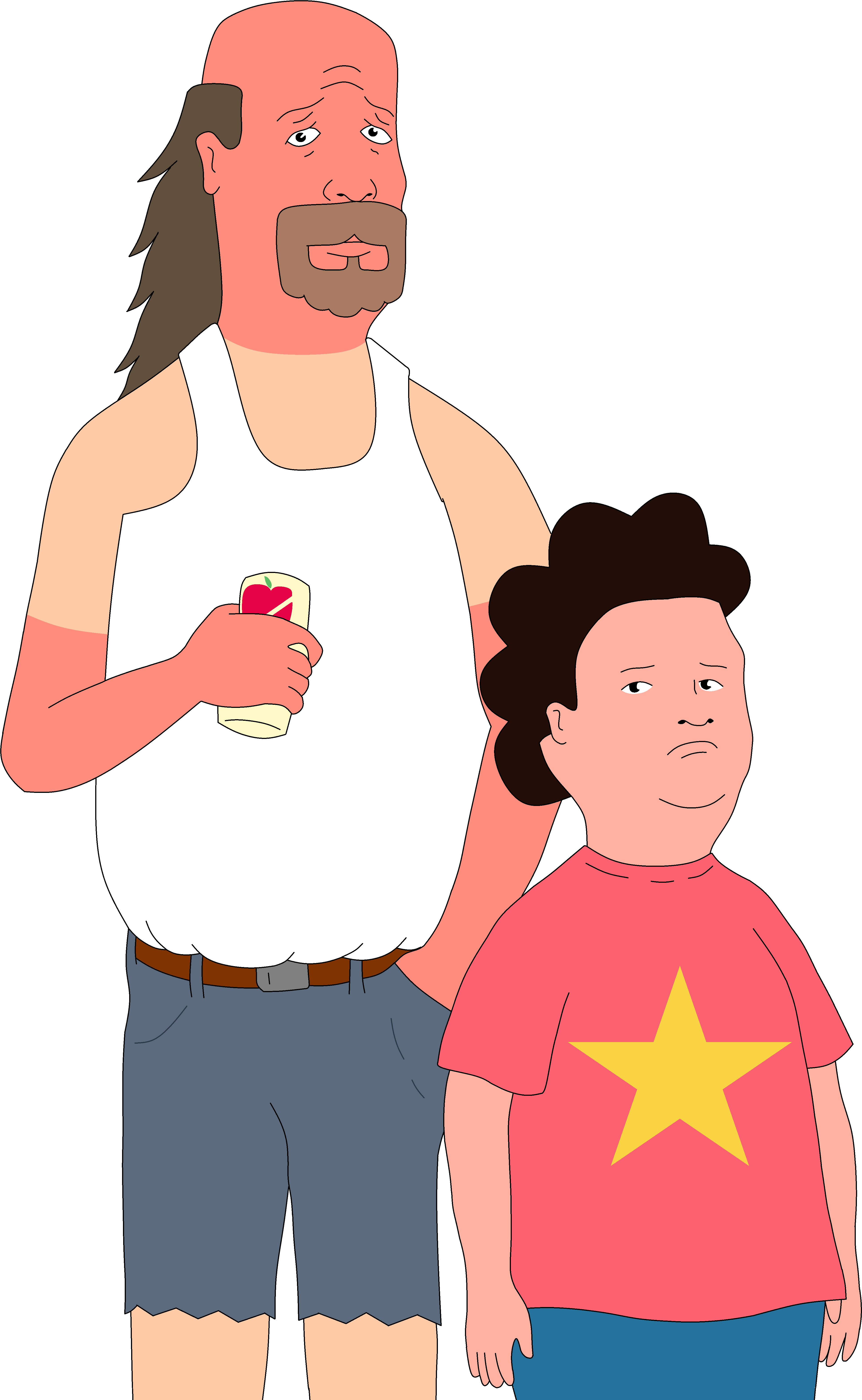 Expanding Upon My Older Png Of Greg As Hank - Cartoon (4178x6332), Png Download