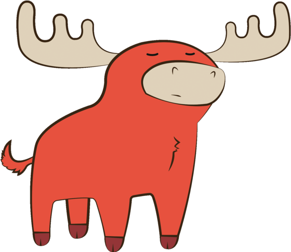 Massage Moose (1000x507), Png Download