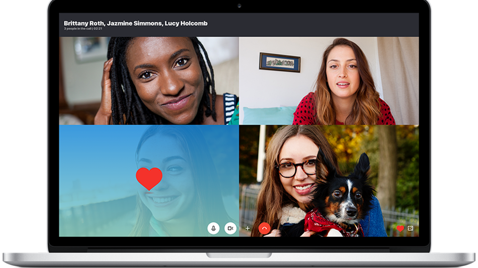 Skype's New Design Is Now Available For Preview On - Skype Interface (950x534), Png Download