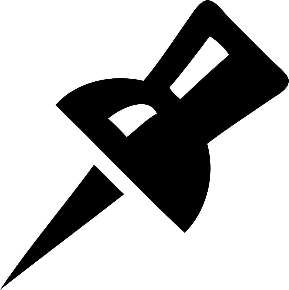 Pushpin Comments - Pin Icon (981x984), Png Download