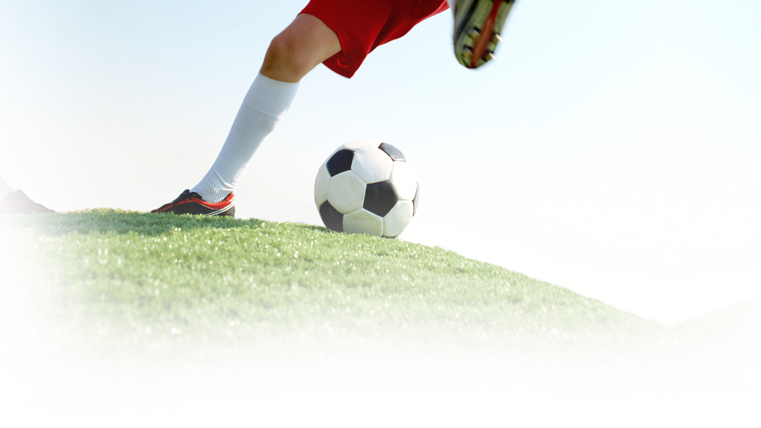Bg-sports - Kick Up A Soccer Ball (1550x872), Png Download