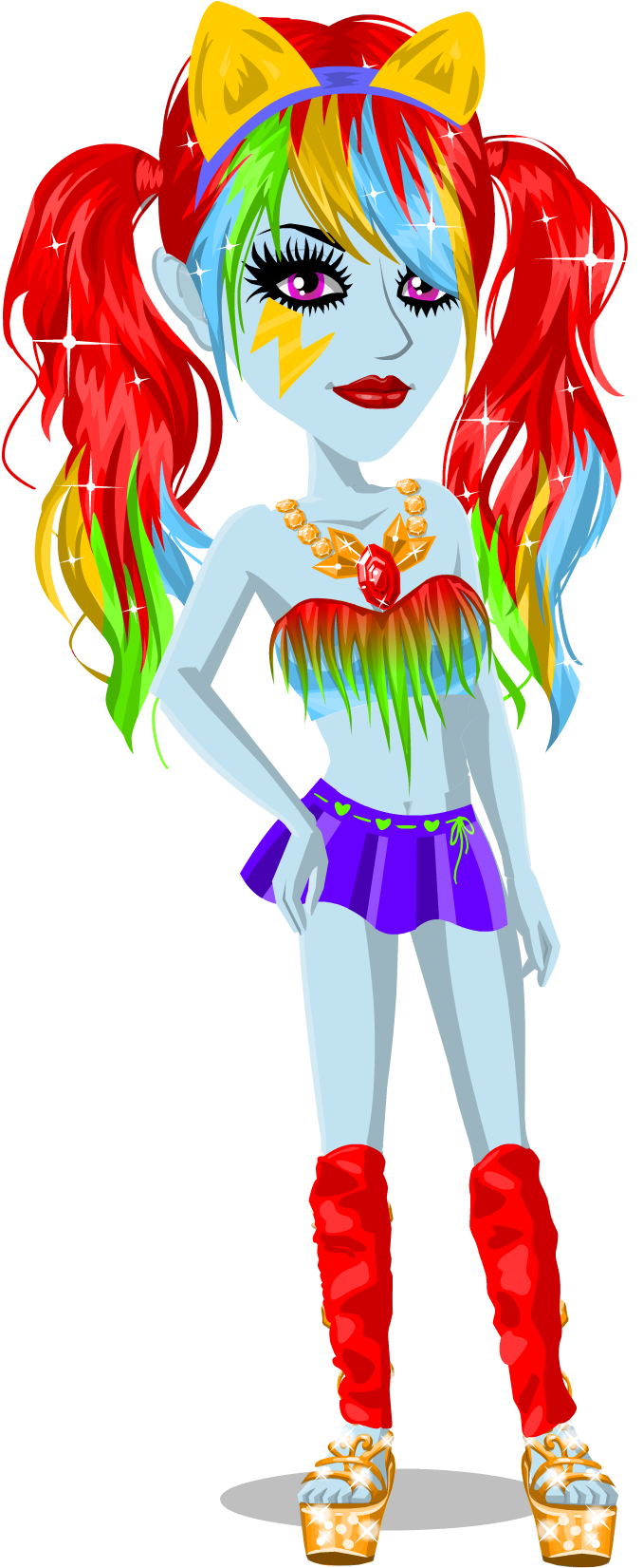 Rainbow Dash Is Awesome - Illustration (694x1652), Png Download