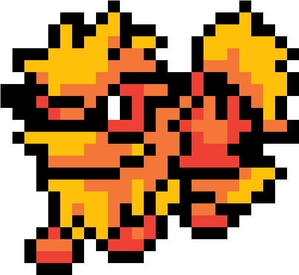 Arcanine - - Pixel Art Pokemon Arcanine (1200x1200), Png Download