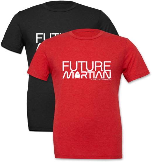 Future Martian Adult Tee - Active Shirt (600x600), Png Download
