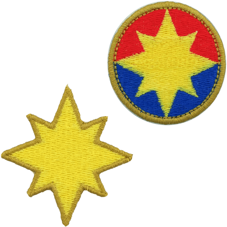 Captain Marvel Patches - Звезда 8 Конечная Вор (800x800), Png Download