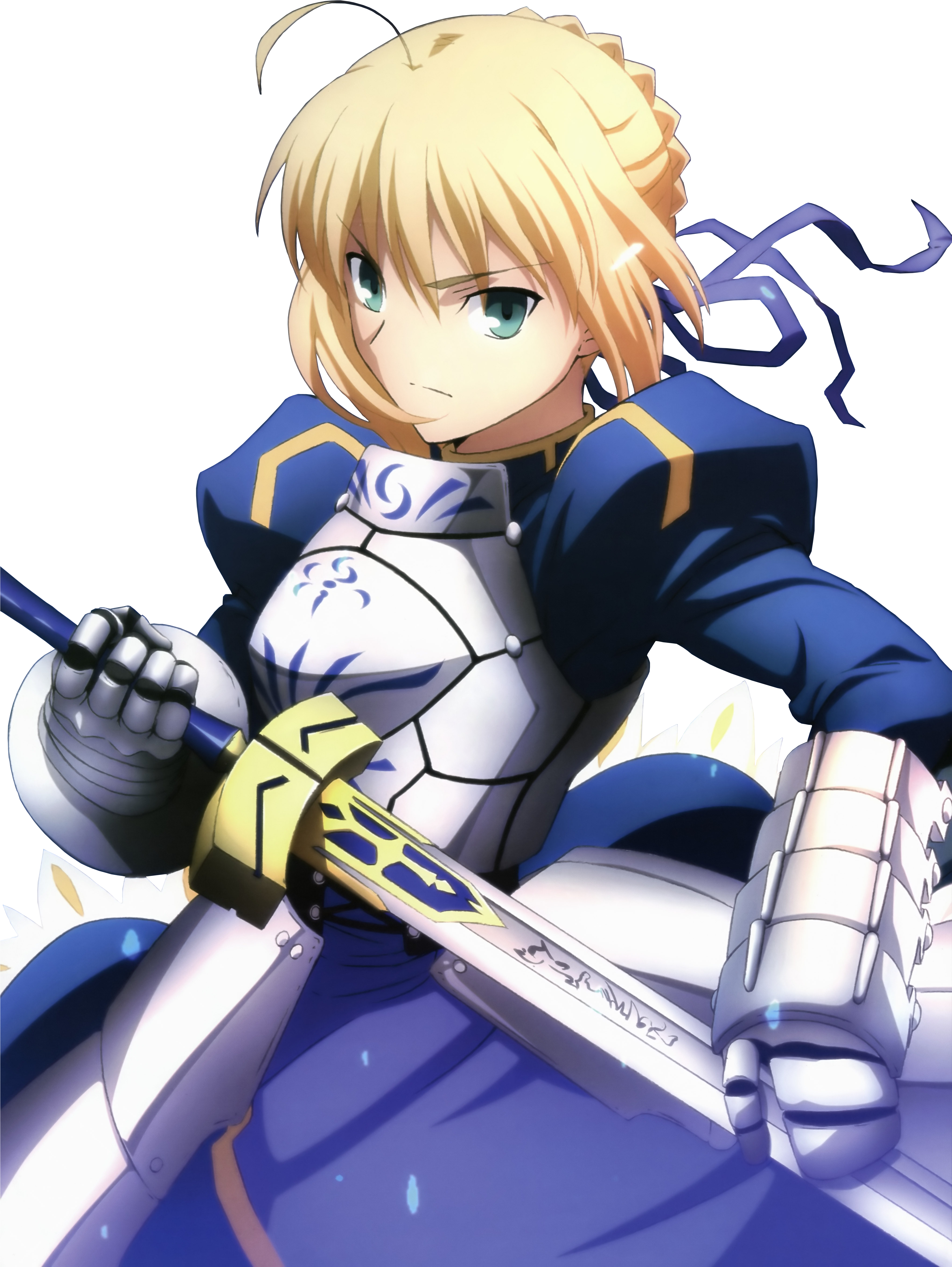 Kara No Kyoukai, Type Moon, Fate Stay Night, Saber - Korigengi Fate (4080x6018), Png Download