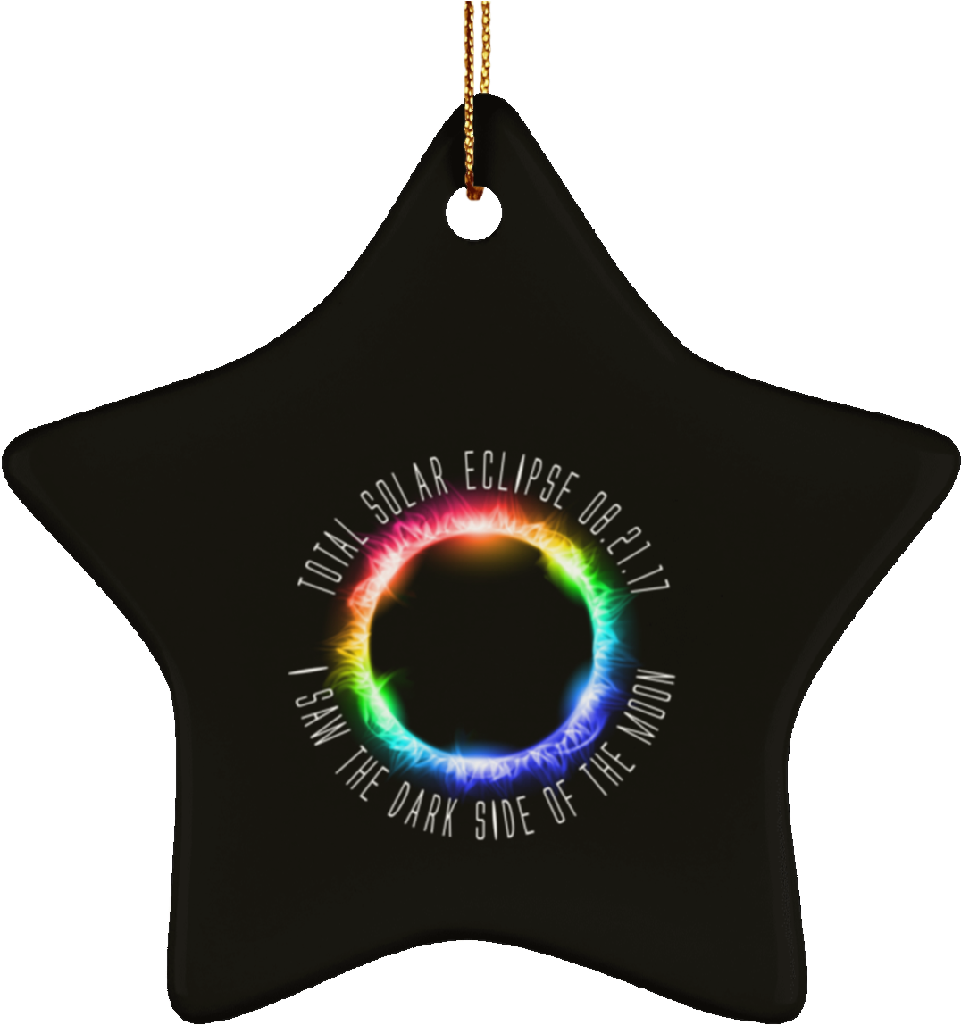 Christmas Tree Decorations - Eclipse 2017 T Shirts (1155x1155), Png Download