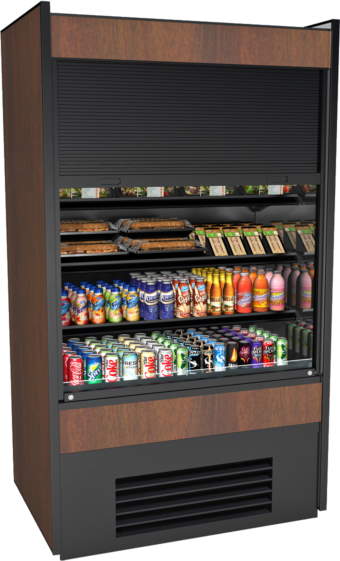 Air Screen Cooler W/ Health Saftey Lock - Display Case (1200x1200), Png Download