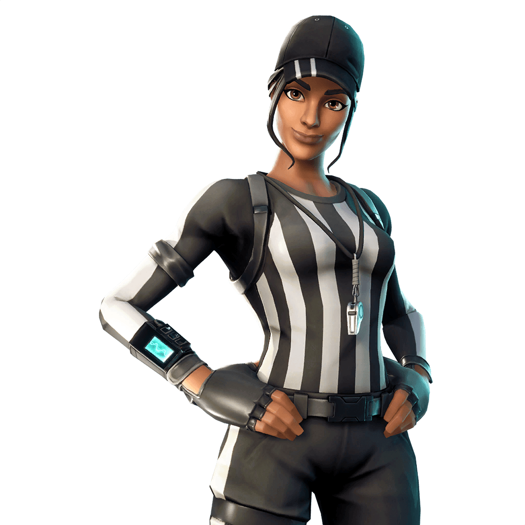 Whistle Warrior Outfit Featured Image - Girl Referee Skin Fortnite (1024x1024), Png Download