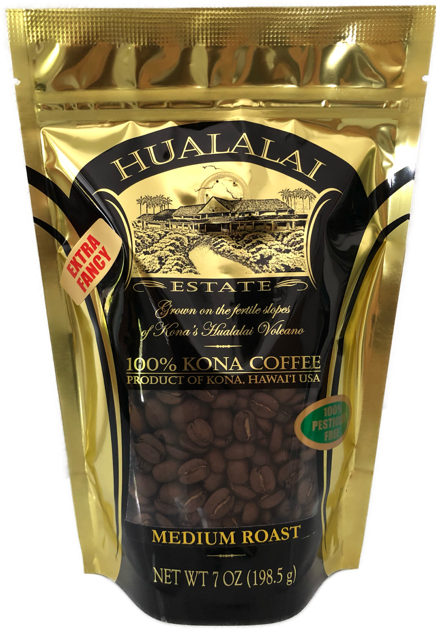 Extra Fancy Medium Roast - Kona Coffee (1814x3071), Png Download