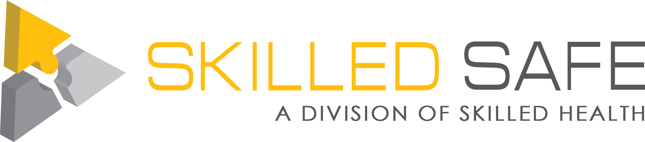Skilled Safe Logo - Graphics (2249x495), Png Download