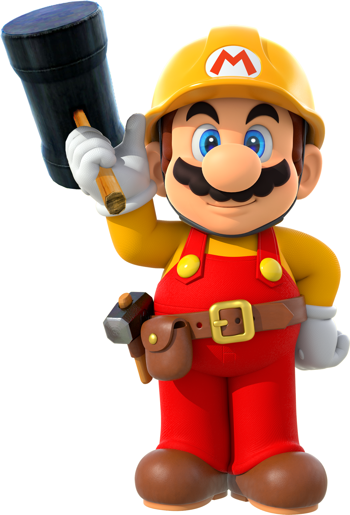 Wrecking Mario Super Smash Bros - Super Mario Maker Mario (1500x2100), Png Download