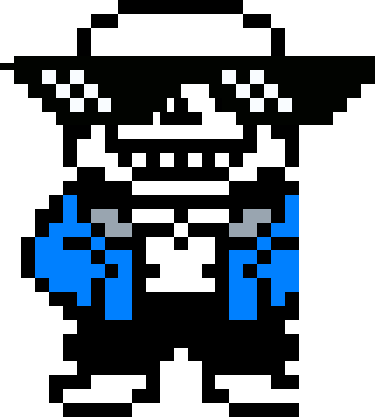 Mlg - Sans Sprite (1400x1400), Png Download