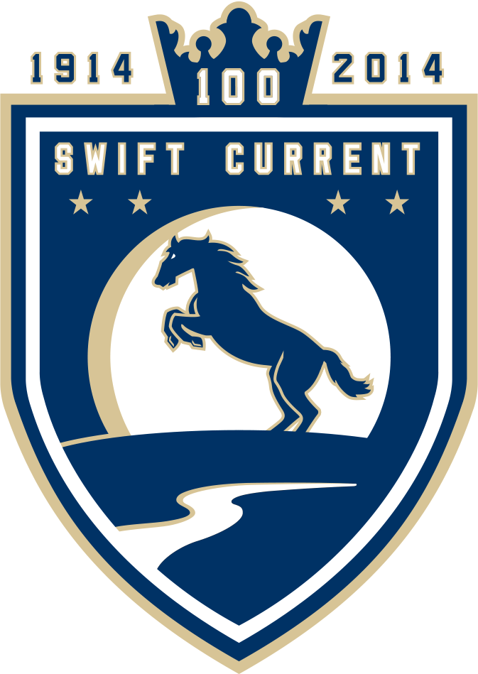 Swift Current Broncos Logo - Emblem (673x949), Png Download