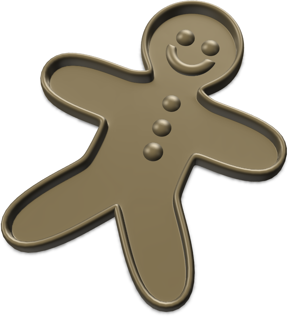 X-mas Gingerbread Man Bowl - Gingerbread (1546x1160), Png Download