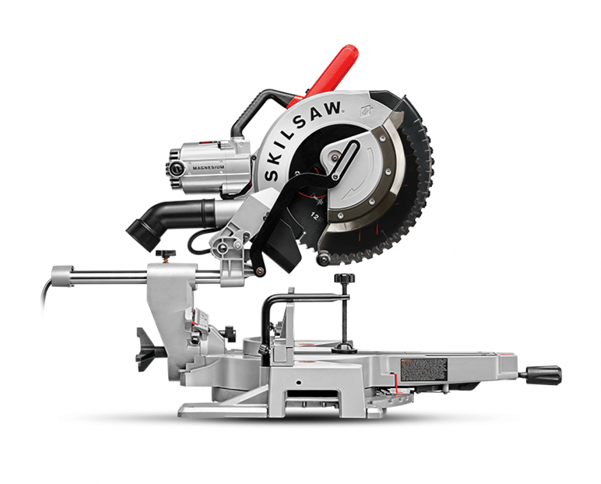 Skilsaw Spt88-01 Worm Drive Dual Bevel 12" Sliding - Skilsaw Worm Drive Miter Saw (1200x1200), Png Download