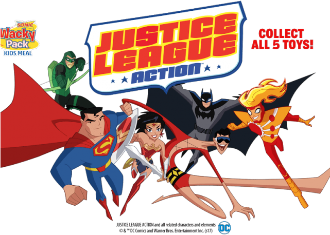 Justice League Clipart - Sonic Wacky Pack Toys 2017 (640x480), Png Download