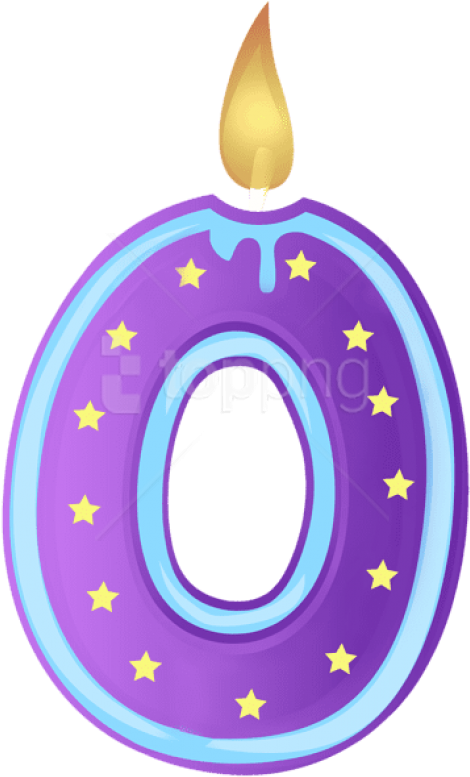 Free Png Download Zero Birthday Candle Transparent (480x790), Png Download