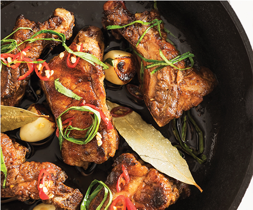 Adobo Nachos - Pu Pu Platter (1178x428), Png Download