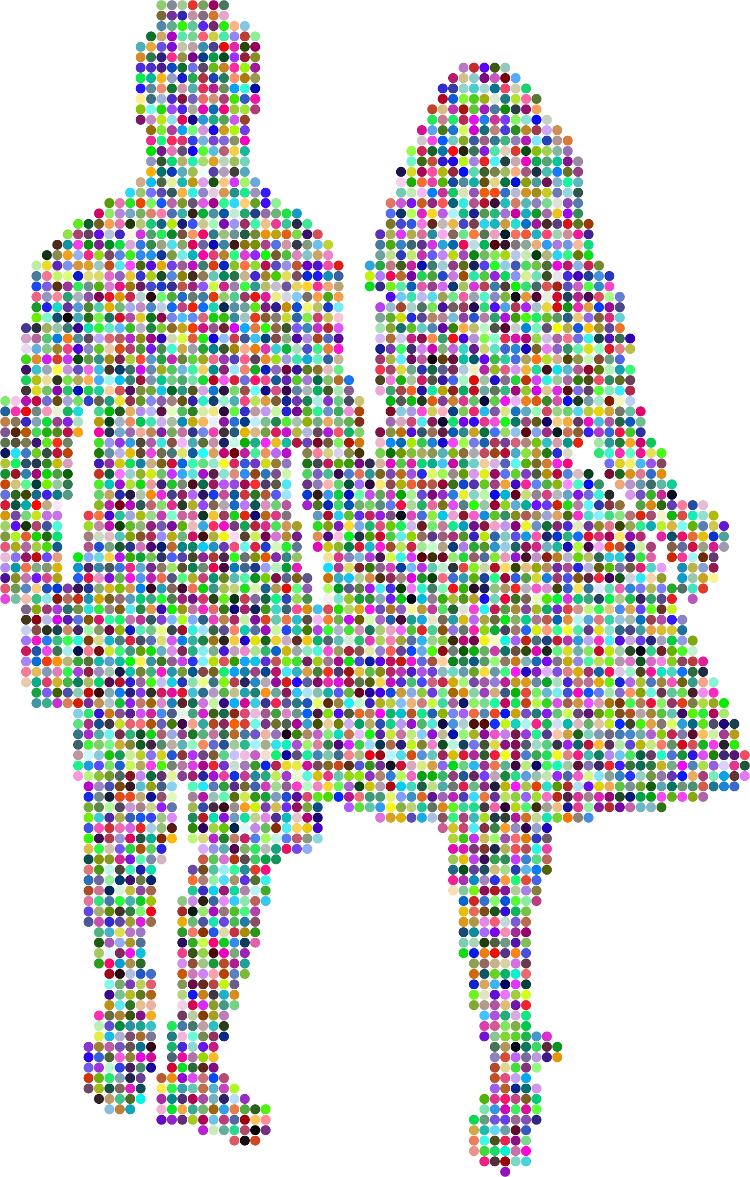 This Free Icons Png Design Of Prismatic Couple Holding (1486x2332), Png Download