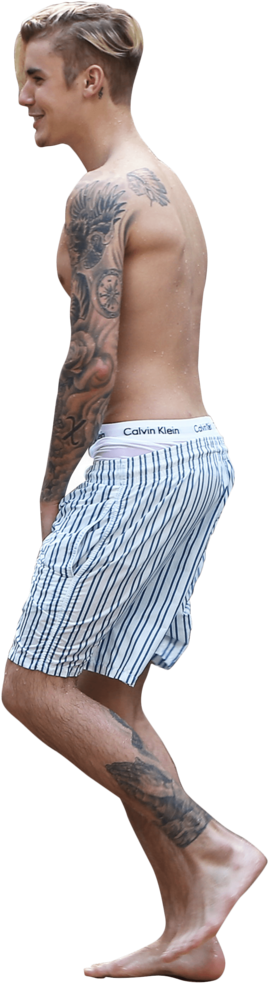 Justin Bieber In Underpants - Boy (800x1061), Png Download
